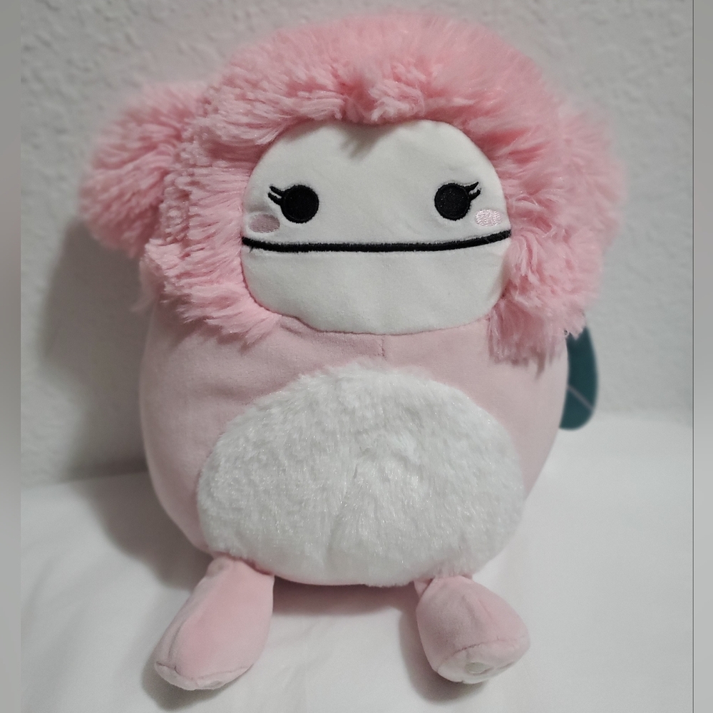 Brina, The Pink Bigfoot, 8" Squishmallows